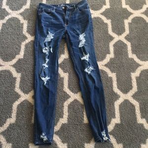 Hollister ultra high rise super skinny jeans/pants